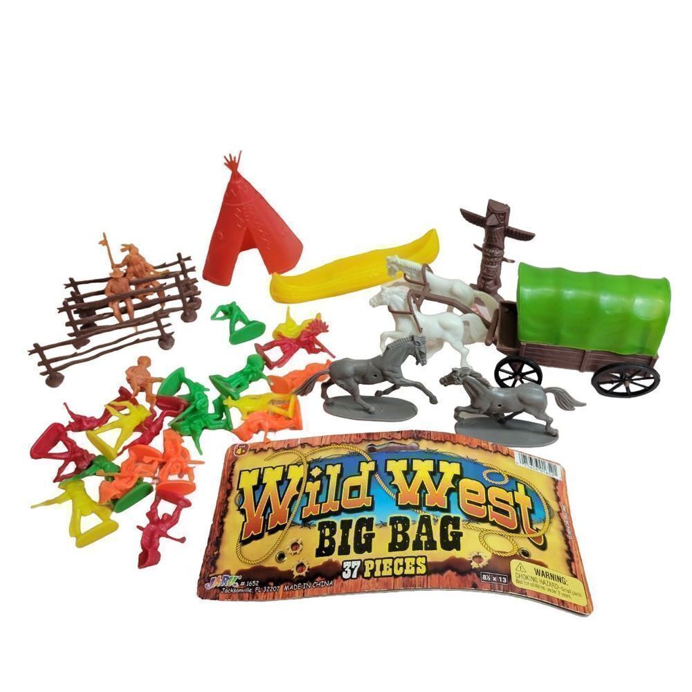 Wild West cowboy & Indian play set